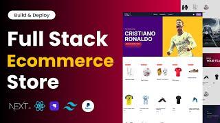 Build Full Stack E-Commerce Website using React.js, Next.js, Strapi, Tailwindcss, Shadcn, & PayPal