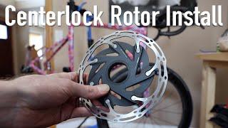 Sram Centerlock Rotors - Project Tarmac Install