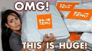 MY BIGGEST TEMU HAUL TO DATE! BEAUTY - FASHION - TECH REVIEW & MORE!