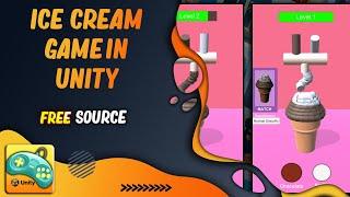 casual Ice-cream clone in Unity3D game | Unity Free source Code