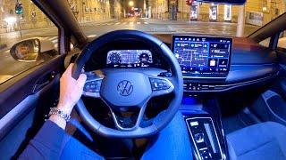 New VOLKSWAGEN GOLF 8 (FACELIFT) 2024 - NIGHT POV test drive & REVIEW (eTSI, 150 HP)