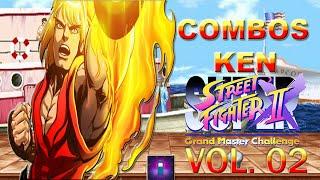 Combos & Movelist Ken vol.02 ssf2x. super street fighter 2 turbo. Grand Master Challenge. HD 2022