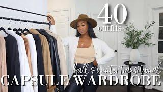 Fall/Winter CAPSULE WARDROBE | 40 Outfits