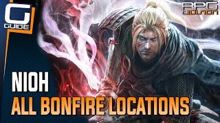 Nioh Guide - All Evil Warding Bonfire Locations in Ocean Roars Again Quest from Mage