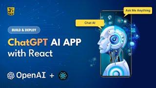 Build & Deploy ChatGPT Ai App with React | OpenAI ChatGPT 3 NLP Model