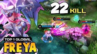 Freya Best Build 2024 [ Freya Top 1 Global Gameplay ] Mobile Legends