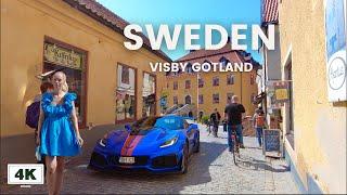 4K Sweden Walks: Town Of Visby, The Medieval And Viking Gem of Gotland ️️