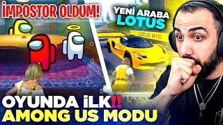 DÜNYA'DA İLK AMONG US MODU!!  PUBG MOBILE DE İMPOSTOR OLDUM! YENİ ARABA LOTUS EFSANE!!