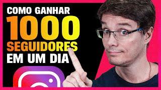 3 DICAS RÁPIDAS PARA GANHAR 1000 SEGUIDORES NO INSTAGRAM EM UM DIA