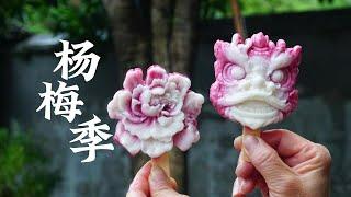 Picking & Eating Yangmei with Mom! Making 3 Amazing Dishes｜和老妈摘杨梅！解锁3种超绝吃法
