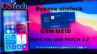 Bypass Simlock GSM/MEID Device with  Mac Tool HFZ USB Patcher V2.2 iPhone 6splus work 100%