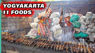 Indonesian Street Food Heaven  11 Must Try Dishes in YOGYAKARTA, Indonesia