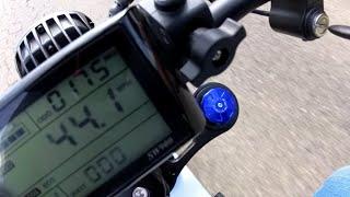 CS20 e-bike 3kw 26ah  max speed test