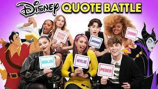 Cast Of Disney's Descendants Guess the Disney Villain Quote