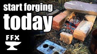 Start forging TODAY in your own backyard - no special tools required