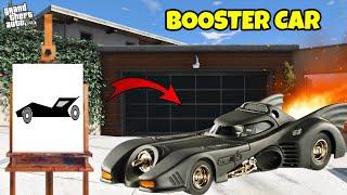 GTA 5 : FRANKLIN DRAW THE MOST POWERFUL BOOSTER CAR WITH HELP OF MAGICAL PAINTING BOARD