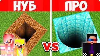 ДРОППЕР НУБА ПРОТИВ ДРОППЕР ПРО В МАЙНКРАФТ! ШЕДИ ЛЕСКА И НУБИК MINECRAFT