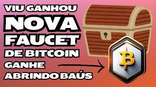 VIU GANHOU ! Nova FAUCET de BITCOIN Pagando para Abrir Baús #bitcoin #faucet #criptomoedas