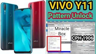 Vivo Y11 CPH-1906 Pattern Unlock Via Miracle Box & Thunder Dongle EDL Mode Easy Pattern+Frp Formate.