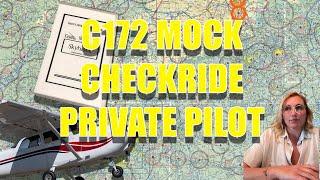 Cessna private pilot mock check ride