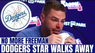 FREDDIE FREEMAN DROPS BOMBSHELL: LEAVING DODGERS AFTER EMOTIONAL FINAL SEASON | Dodgers News