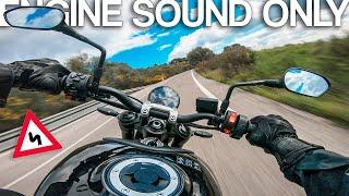 2021 Triumph Trident 660 exhaust sound [RAW Onboard]