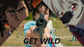 【MAD】Lycoris Recoil x City Hunter x Nicky Larson (TM NETWORK - Get Wild)