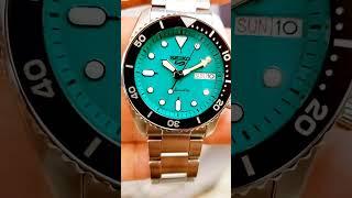 New SEIKO 5 Automatic Watch model SRPK33 with tiffany teal blue dial Cal. 4R36 #watch #seiko