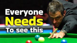 An incredible battle of two geniuses in full force! Ronnie O'Sullivan!