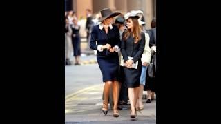Princess Diana and Princess Catherine outfit alike