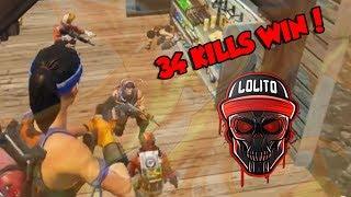  ¡MI MEJOR PARTIDA, 34 KILLS WIN!  ~ FORTNITE