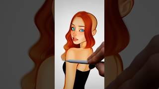 The FASTEST way to draw hair