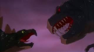 Disney's Fantasia (1940) T-Rex vs. Stegosaurus Dinosaur Battle