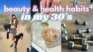 BEAUTY & HEALTH habits in my 30’s | best aging products, creating your dream routines, make up, GRWM