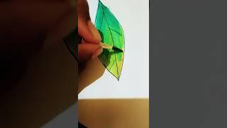 #leaf making.                             #princess art studio