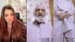 Saba Shah and chacha munir live New video mazaq// chacha ne samjha ko cool kar dikhayen