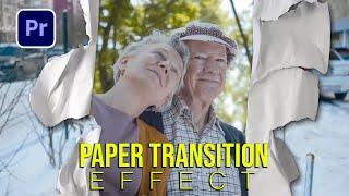 How To Make PAPER TRANSITION EFFECT  In Premier pro CC Tutorial