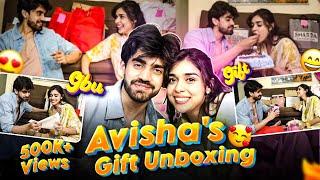 AVISHA UNBOXING FANS GIFT ️ | AVINASH MISHRA | EISHA SINGH