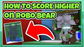 How To SCORE HIGHER On ROBO BEAR - BEE SWARM SIMULATOR GUIDE (BEESMAS)