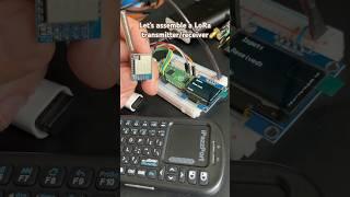 How to make #LoRa text transmitter/receiver