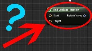 How to use Find Look At Rotation || BLUEPRINTS || UE4 TUTORIALS