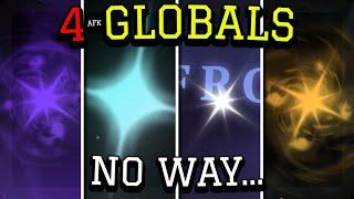 4 GLOBALS IN ONE AFK SESSION... | Sol's RNG