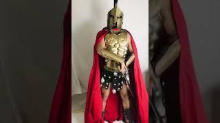 Knight Roman Spartan Suit of Armor Muscle Set-Shield - Helmet- arm guard -leg guard- Halloween
