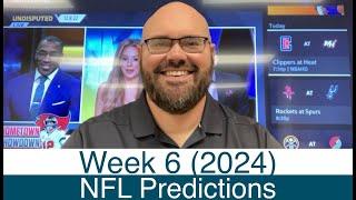 NFL Picks (Week 6) 2024 Free Pro Football Predictions - Today's Plays & Sports Betting Lines