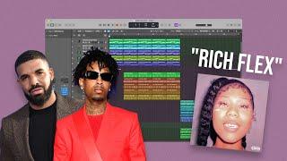 How "Rich Flex" by Drake, 21 Savage was made