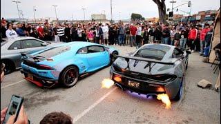 Street Racers TAKEOVER Fancy Car Meet!