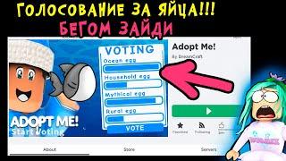 Vote for eggs! Urgently go to adopt! Sea eggs ! Update in the game.News Robmix