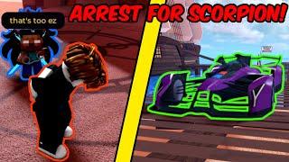 IF YOU ARREST ME, YOU WIN SCORPION! | Roblox Jailbreak