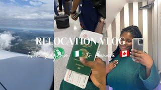 TRAVEL VLOG | Moving from Nigeria  to Canada   #travelvlog #internationalstudent