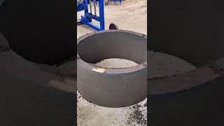 Cheap vibropress for the production of concrete rings KS